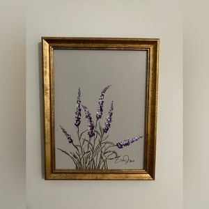 Framed Floral Print